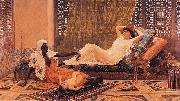 Frederick Goodall A New Light in the Harem oil on canvas